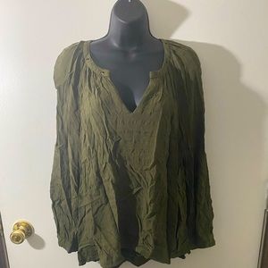 Knox Rose olive green blouse